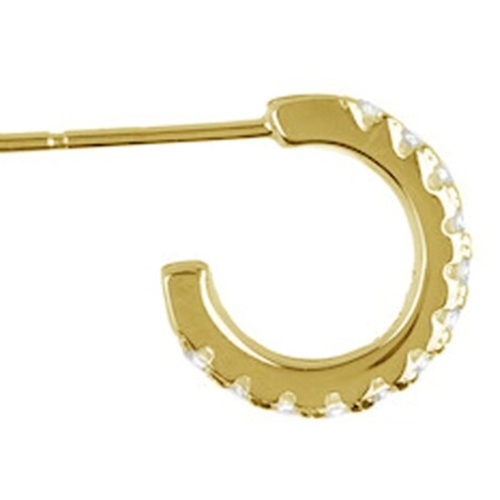 Adornia Mini Hoop Huggie Earrings